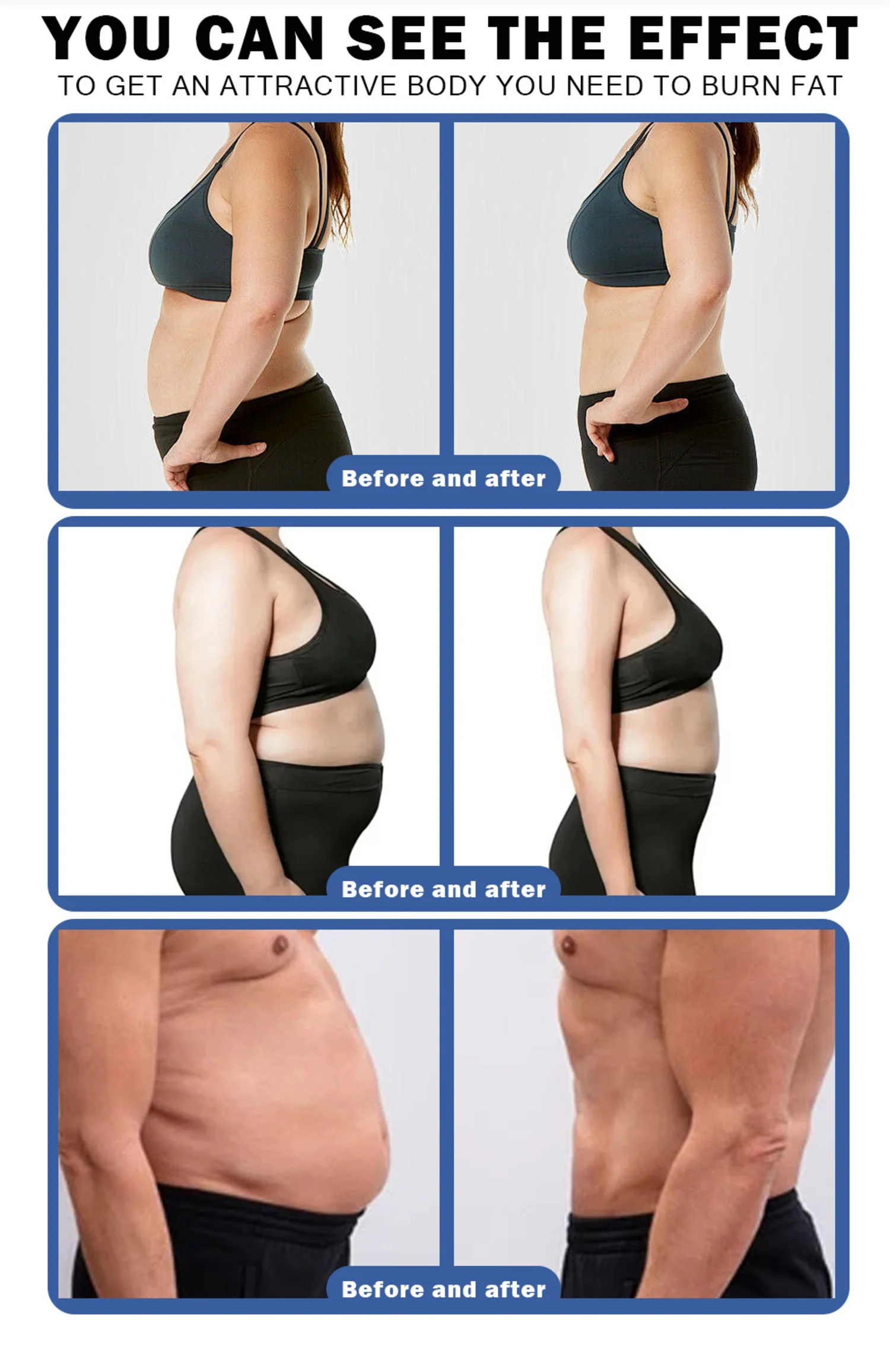 EMSnova before and after body transformation results