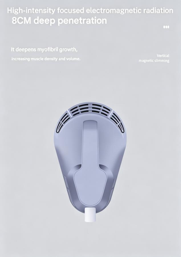 EMSnova high-intensity focused electromagnetic radiation with 8cm deep penetration for muscle density and volume