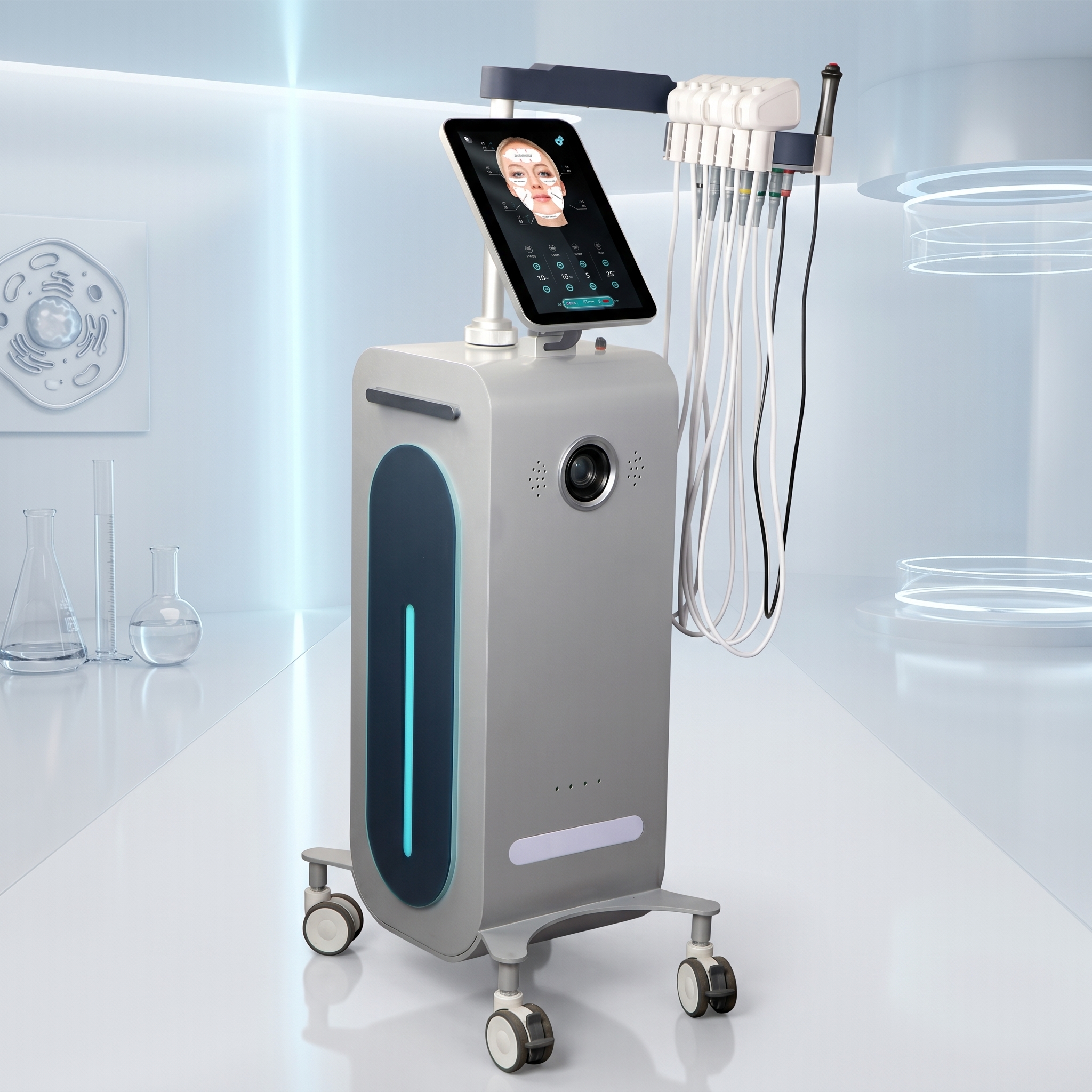 RF HIFES Facial Machine Boost Tone Reduce Wrinkles EMSnova