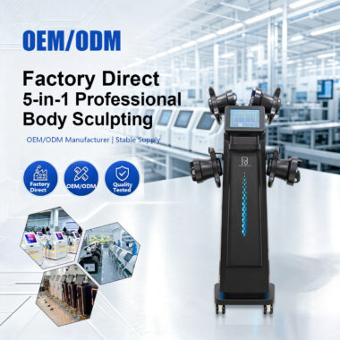 5-in-1 Professional Body Sculpting Machine – 360° Roller & LED Therapy